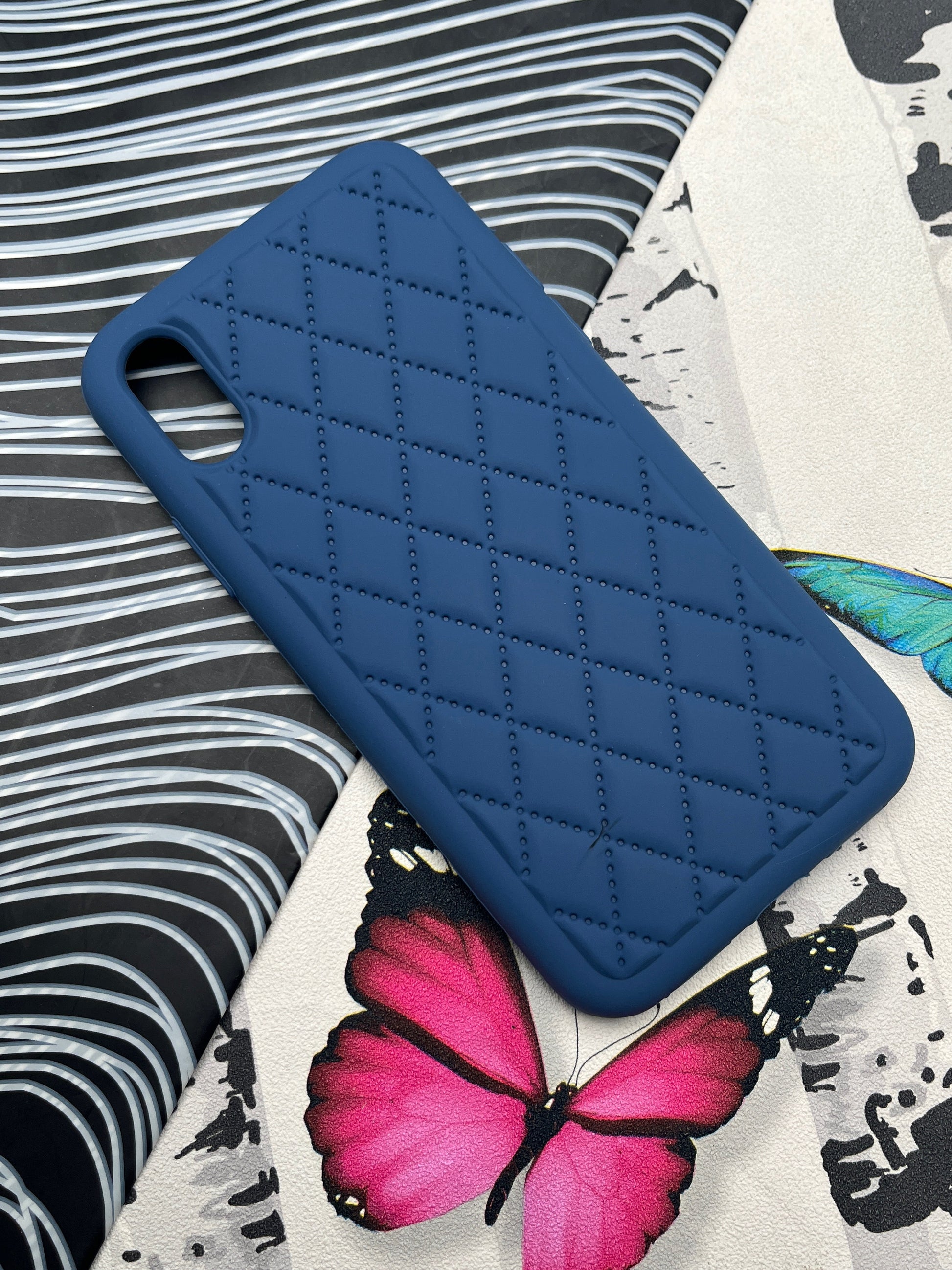 Quilted Matte Silicone Case