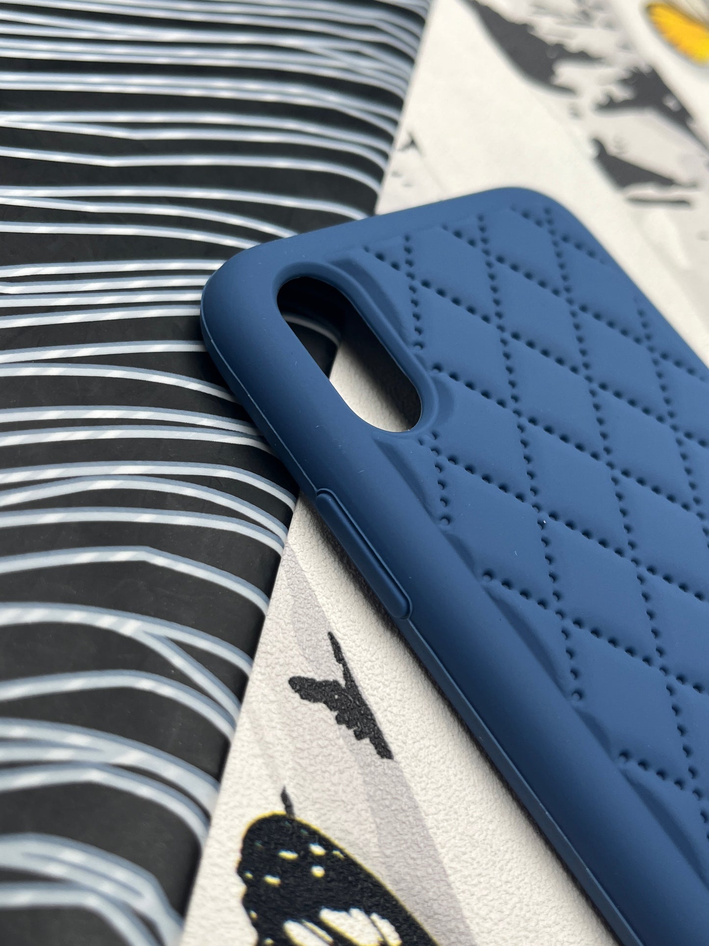 Quilted Matte Silicone Case