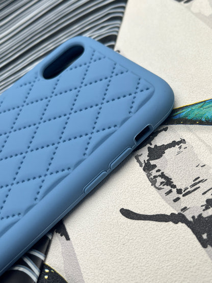Quilted Matte Silicone Case