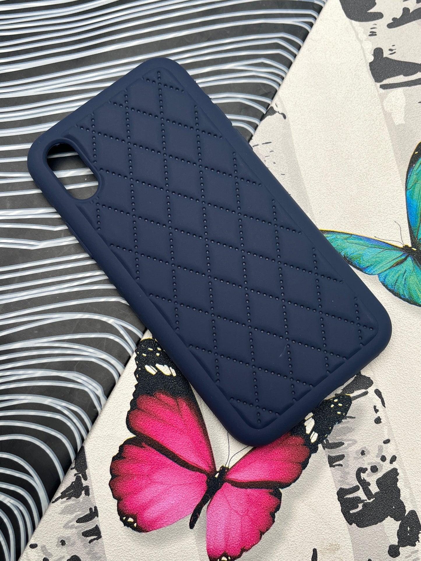 Quilted Matte Silicone Case