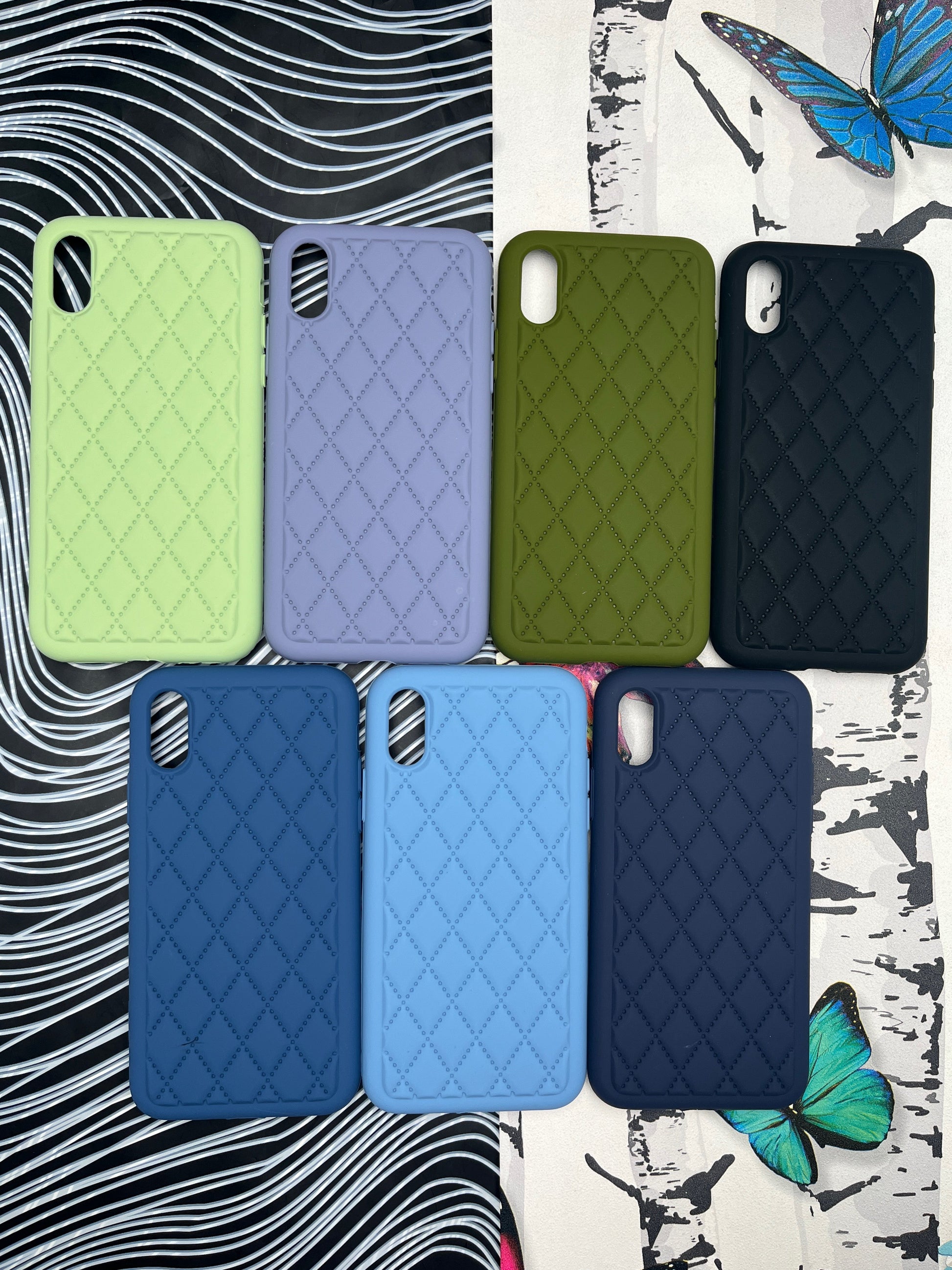 Quilted Matte Silicone Case