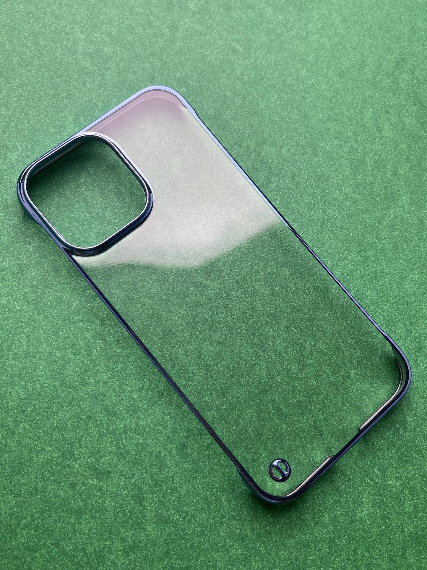 Blue Non Yellow Ultra Slim Electroplating Two Cut case for iPhone