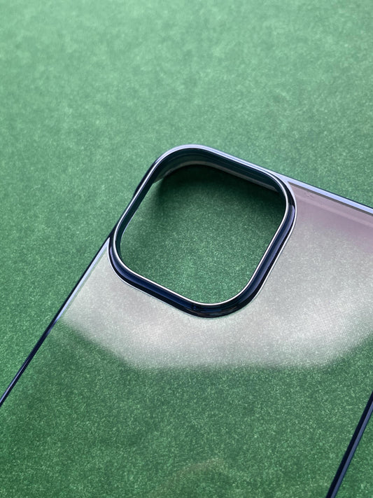 Blue Non Yellow Ultra Slim Electroplating Two Cut case for iPhone