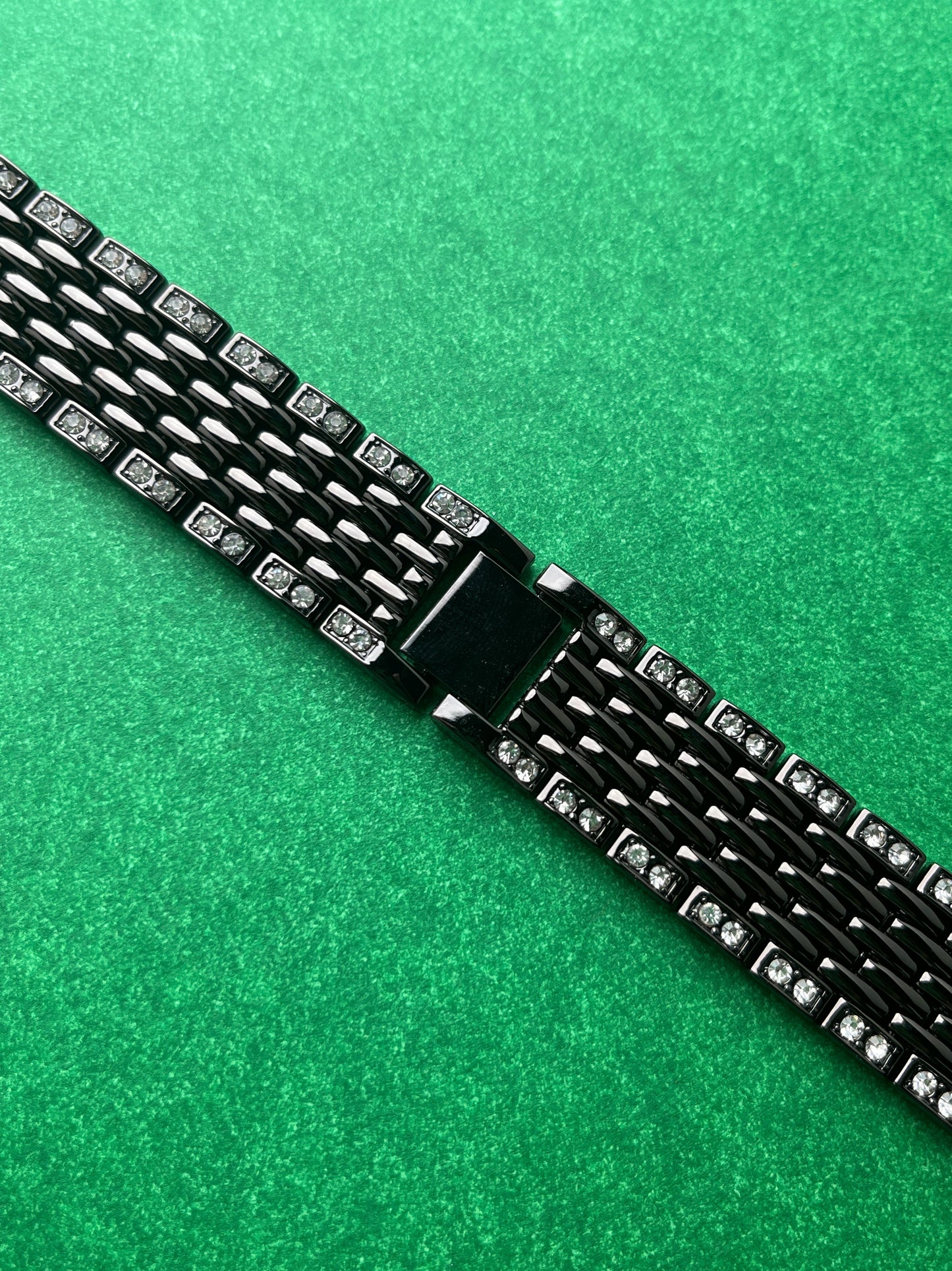 Glaring Diamond Stainless Steel Strap
