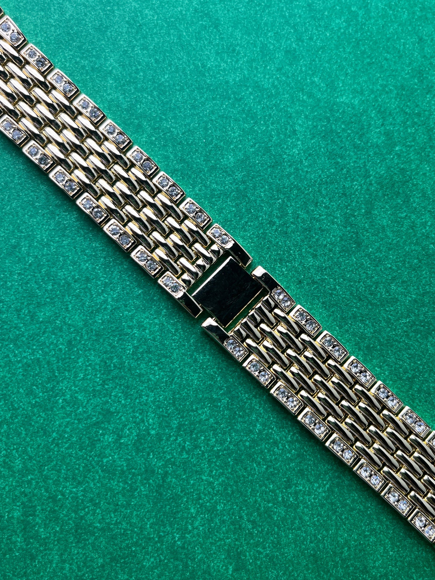 Glaring Diamond Stainless Steel Strap
