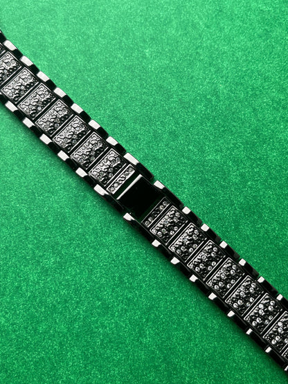Diamond Rouge Glossy Steel Strap 