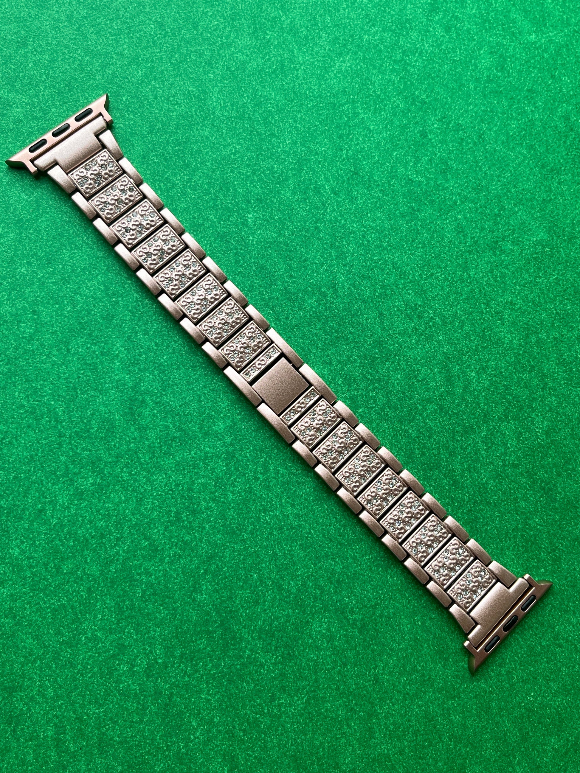 Diamond Rouge Glossy Steel Strap 