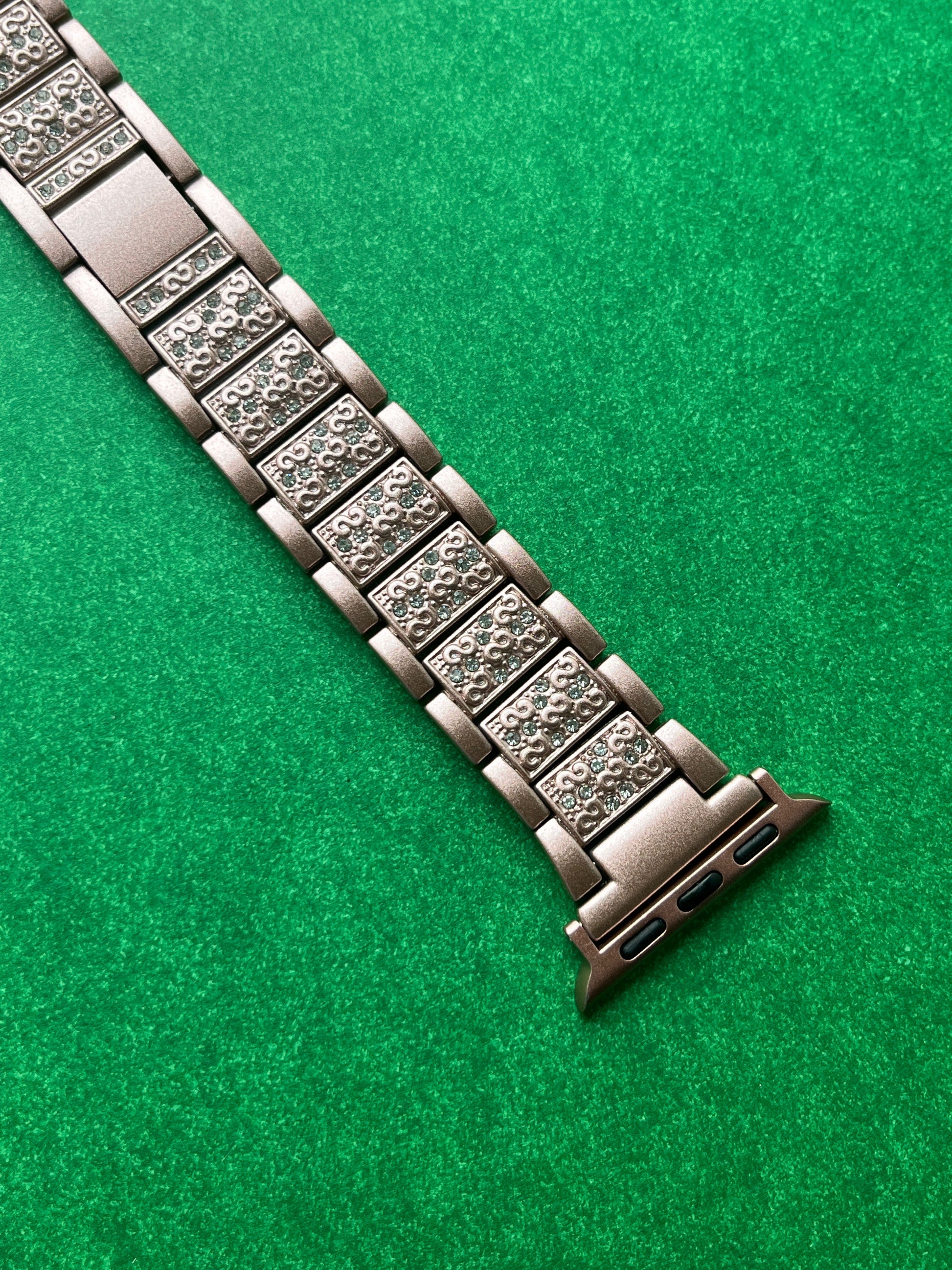 Diamond Rouge Glossy Steel Strap 