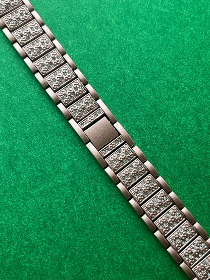 Diamond Rouge Glossy Steel Strap 