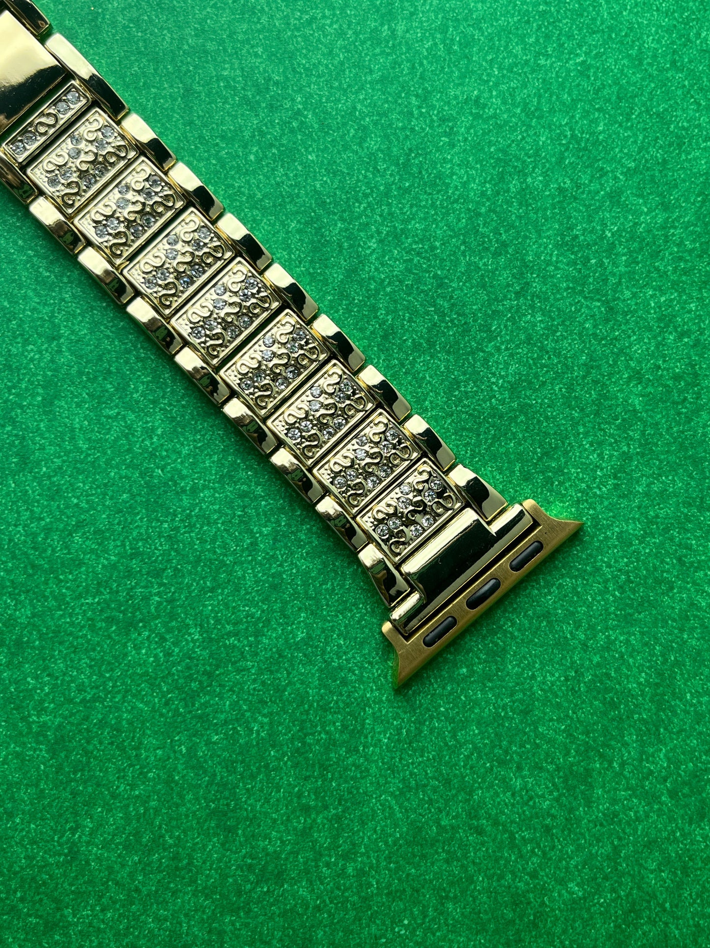 Diamond Rouge Glossy Steel Strap 