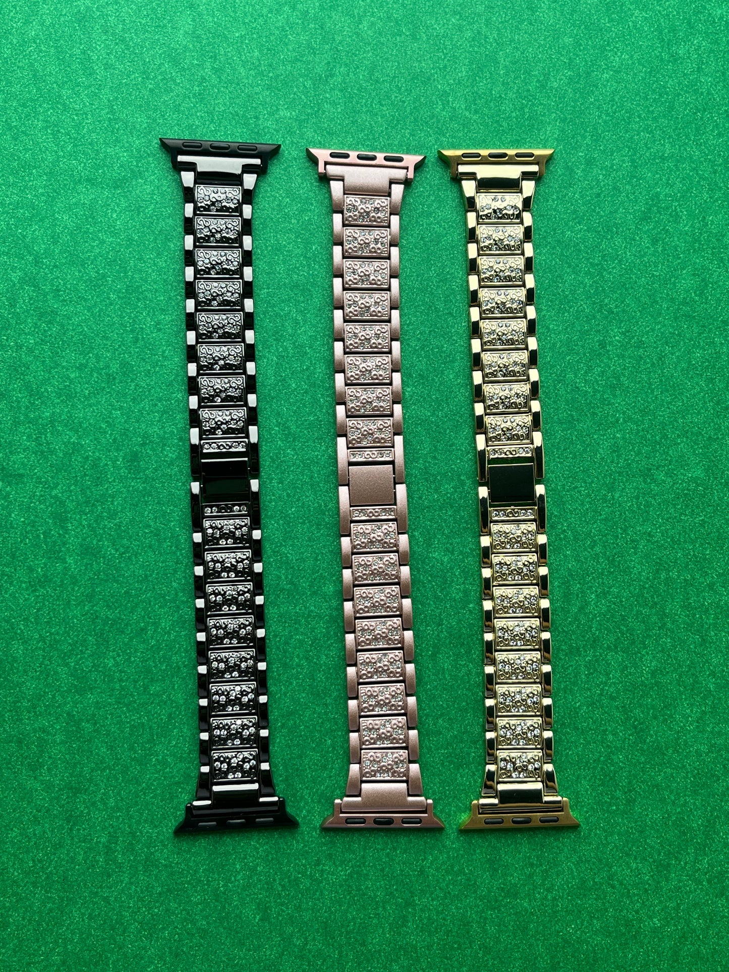 Diamond Rouge Glossy Steel Strap 