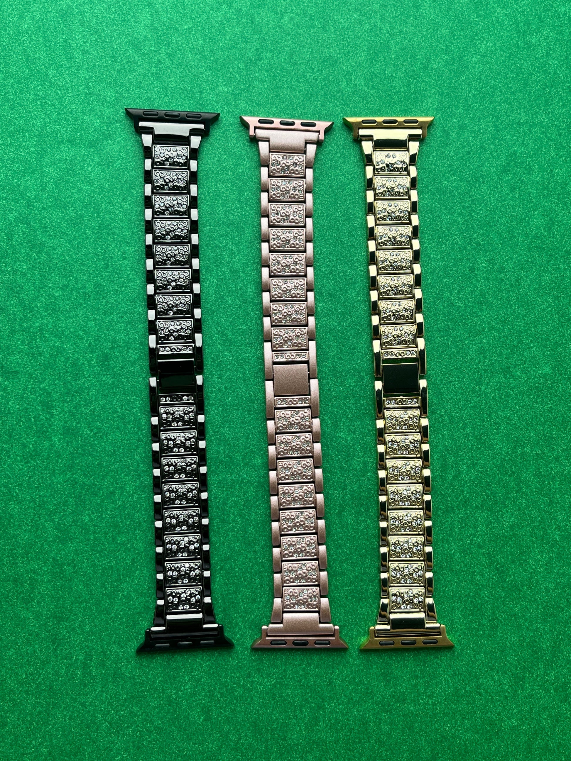 Diamond Rouge Glossy Steel Strap 
