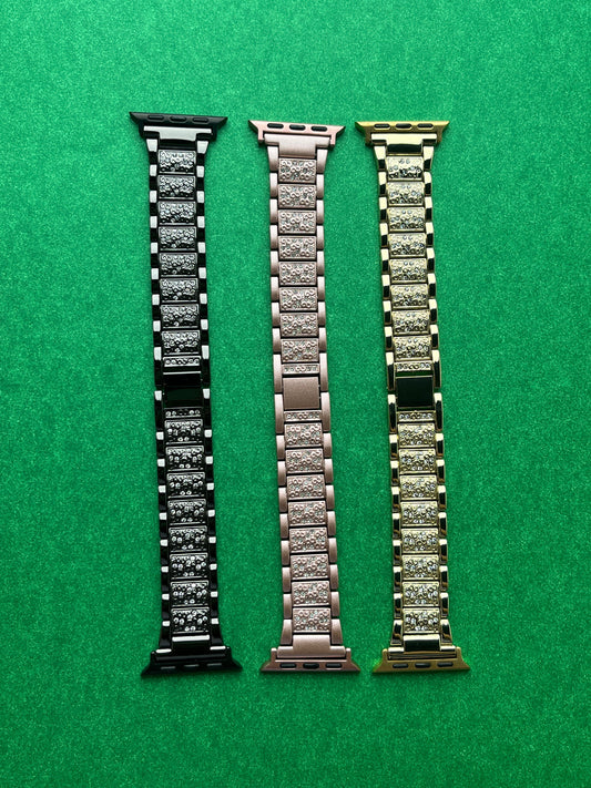 Diamond Rouge Glossy Steel Strap 