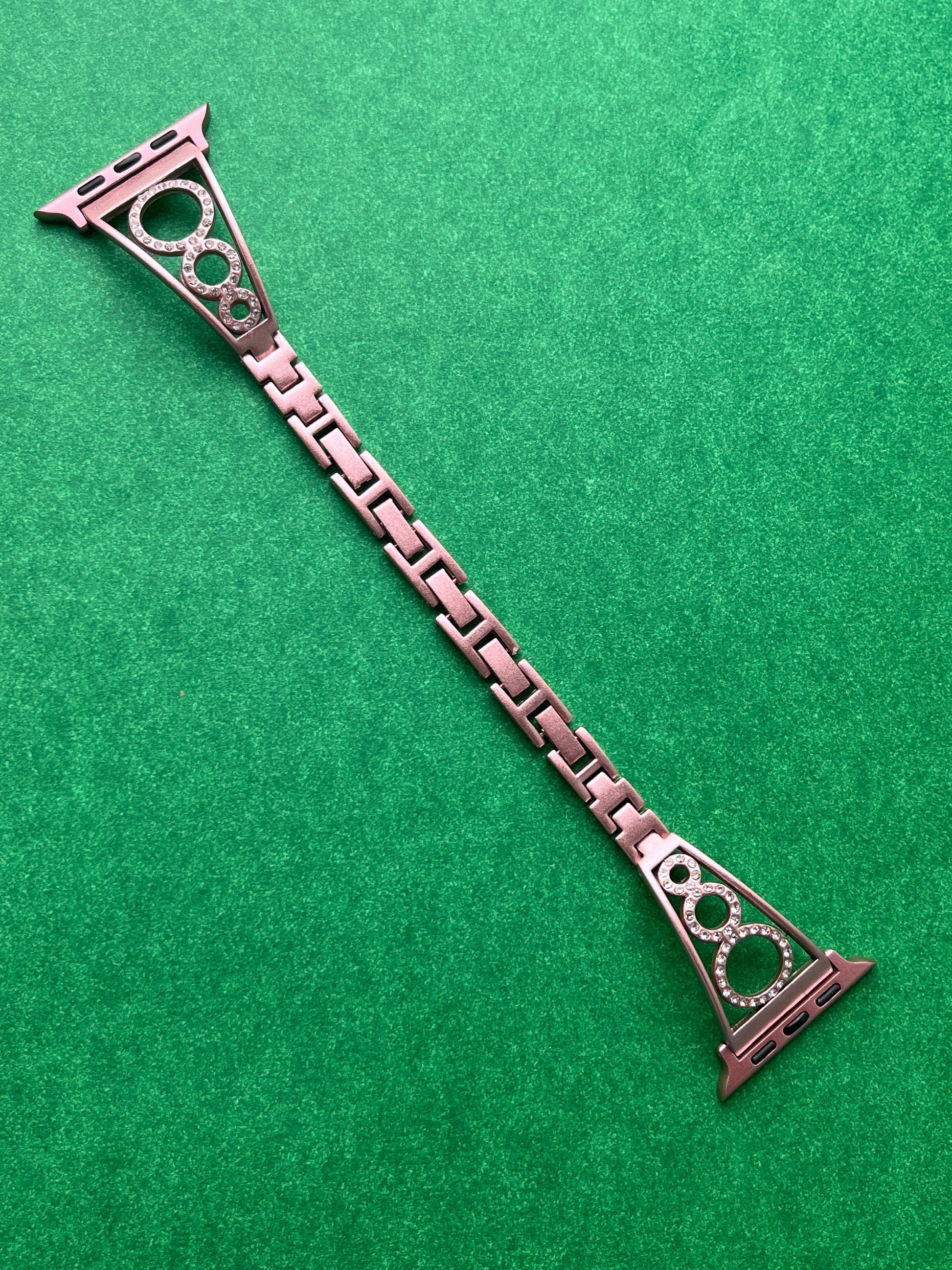 Rhinestone Diamond Round Bangle Strap