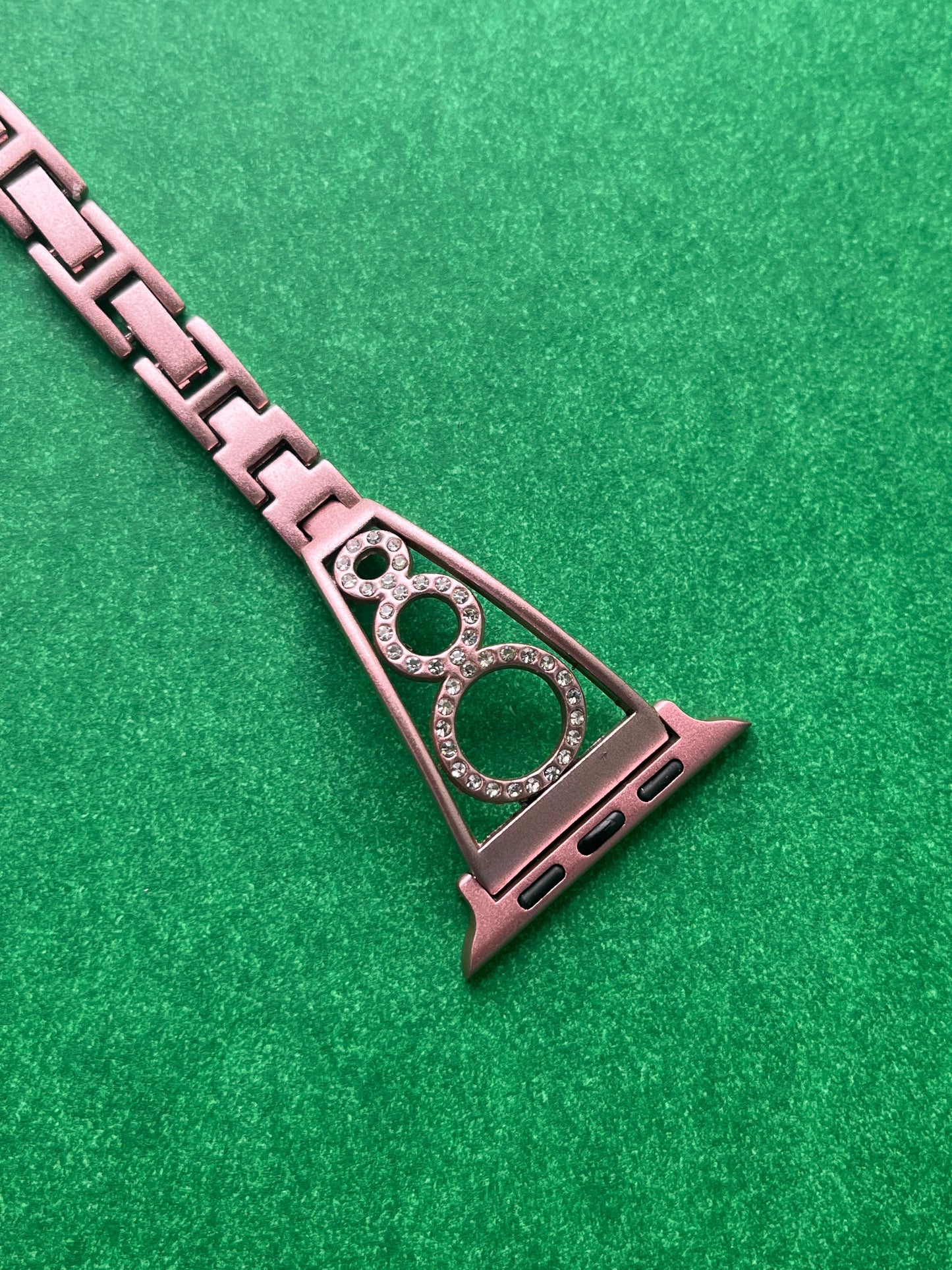 Rhinestone Diamond Round Bangle Strap