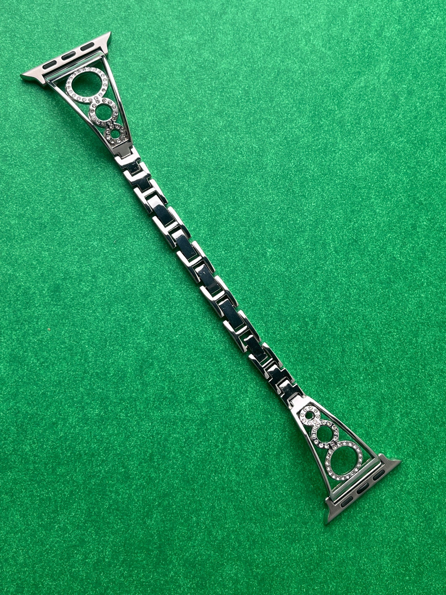 Rhinestone Diamond Round Bangle Strap