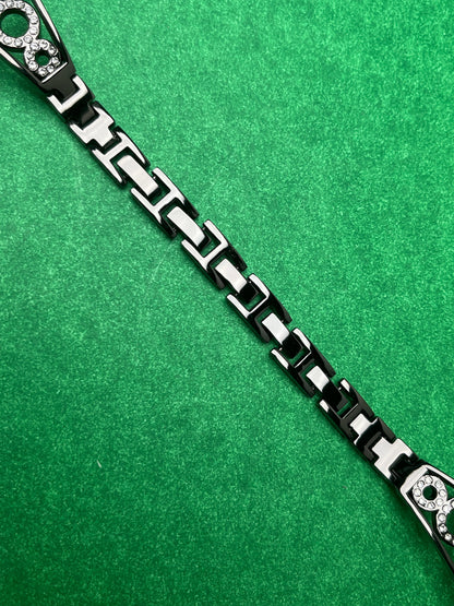 Rhinestone Diamond Round Bangle Strap For Apple Watch