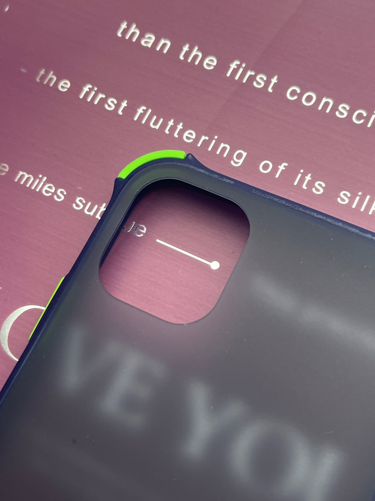 Matte Black Smoke With Corner Bumper Case