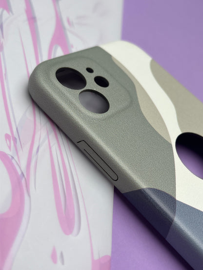 Classy Leather Print With In Side Velvet Finish Cover For iPhone 12 | clp