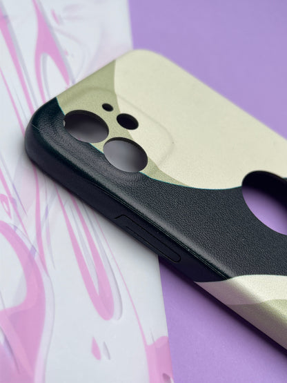 Classy Leather Print With In Side Velvet Finish Cover For iPhone 12 | clp