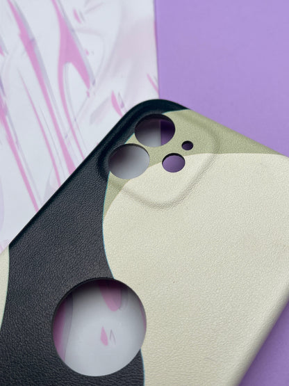 Classy Leather Print With In Side Velvet Finish Cover For iPhone 12 | clp