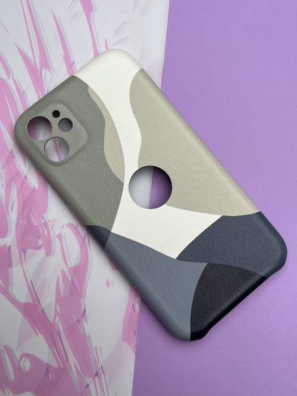 Classy Leather Print With In Side Velvet Finish Cover For iPhone 11 | clp