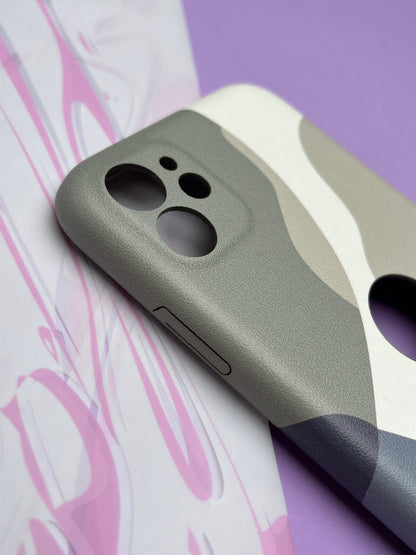 Classy Leather Print With In Side Velvet Finish Cover For iPhone 11 | clp