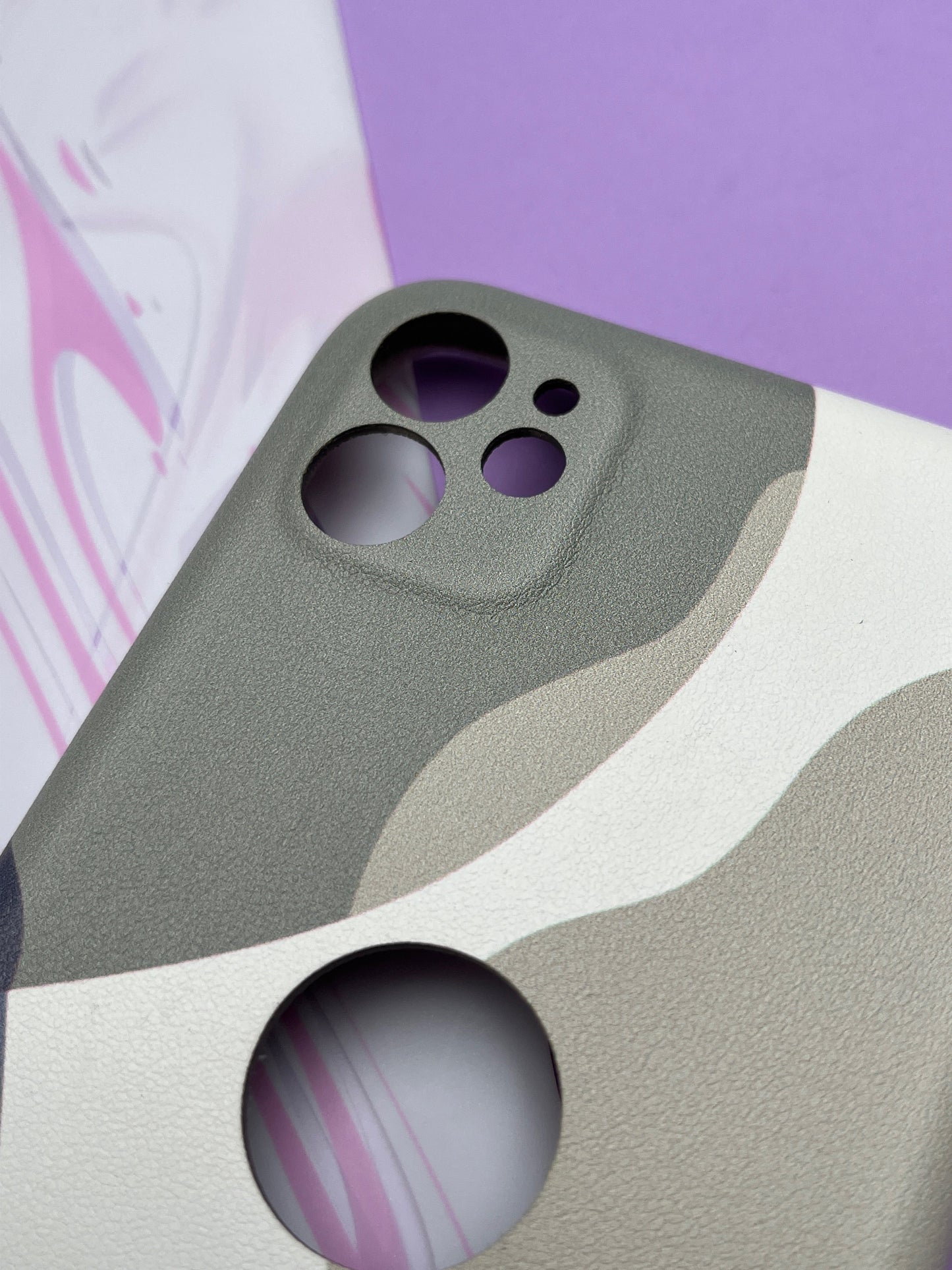 Classy Leather Print With In Side Velvet Finish Cover For iPhone 11 | clp