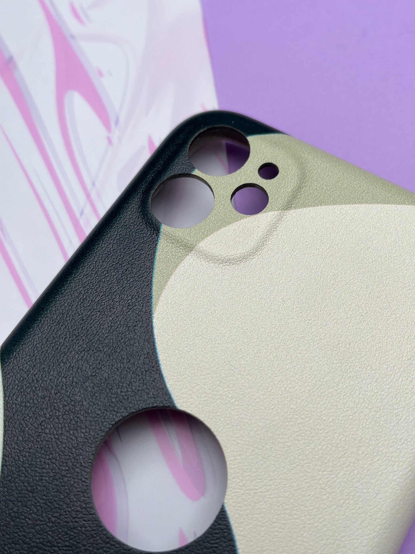 Classy Leather Print With In Side Velvet Finish Cover For iPhone 11 | clp