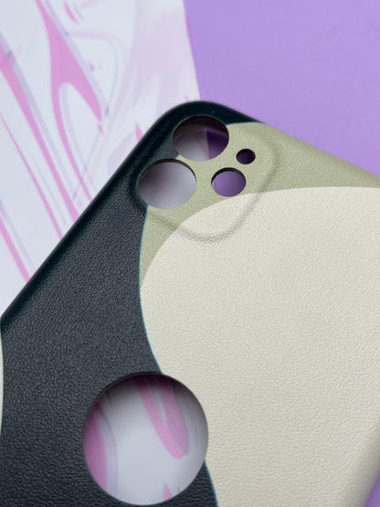 Classy Leather Print With In Side Velvet Finish Cover For iPhone 11 | clp