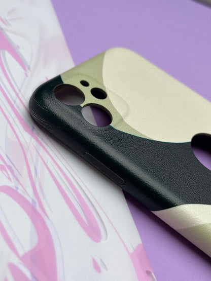 Classy Leather Print With In Side Velvet Finish Cover For iPhone 11 | clp