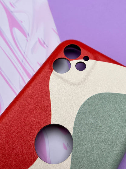 Classy Leather Print With In Side Velvet Finish Cover For iPhone 11 | clp