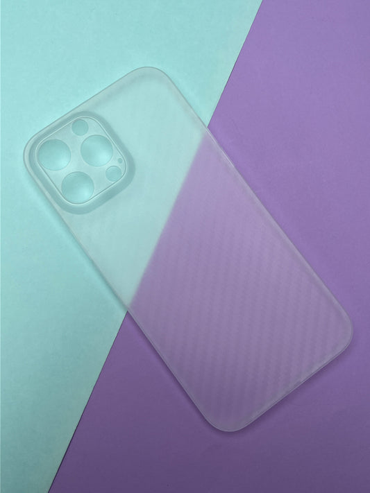 K-Doo White Ultra Slim Carbon Paper Case For iPhone