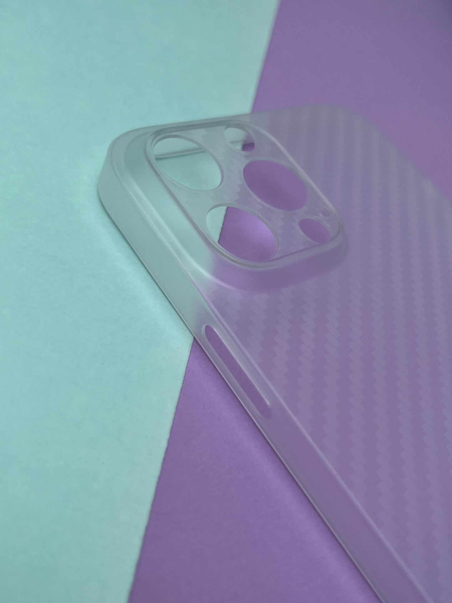 K-Doo White Ultra Slim Carbon Paper Case For iPhone