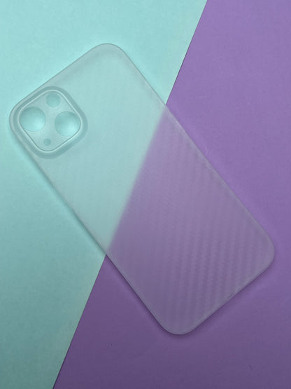 K-Doo White Ultra Slim Carbon Paper Case For iPhone