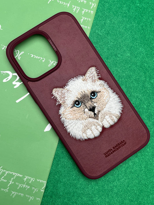 Santa Barbara Red Cat Back Cover for iPhone