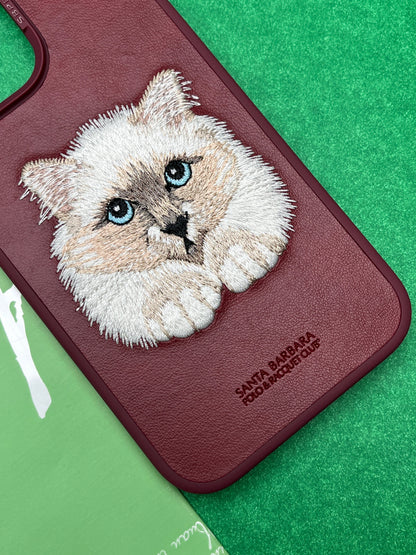 Santa Barbara Red Cat Back Cover for iPhone
