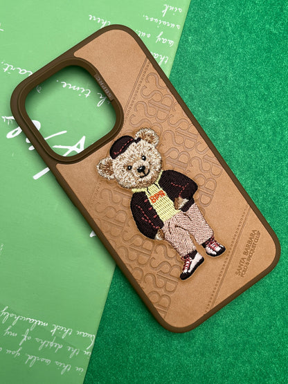 Santa Barbara Brown Teddy Back Cover for iPhone