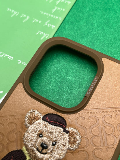 Santa Barbara Brown Teddy Back Cover for iPhone