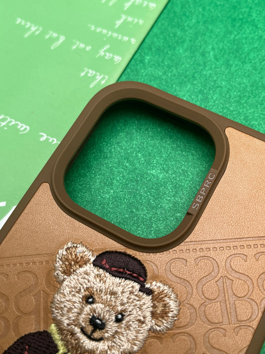 Santa Barbara Brown Teddy Back Cover for iPhone