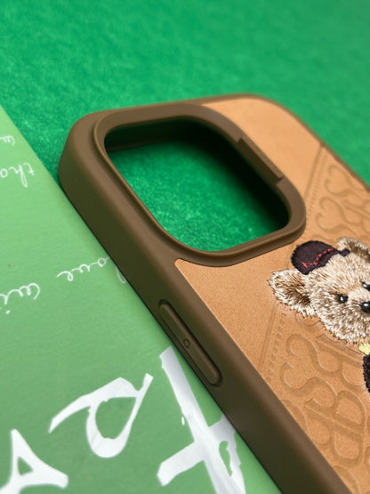 Santa Barbara Brown Teddy Back Cover for iPhone