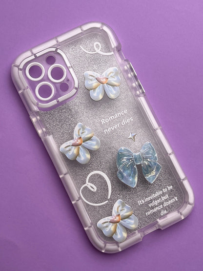Girlish Bow Radium Bumper Case For iPhone