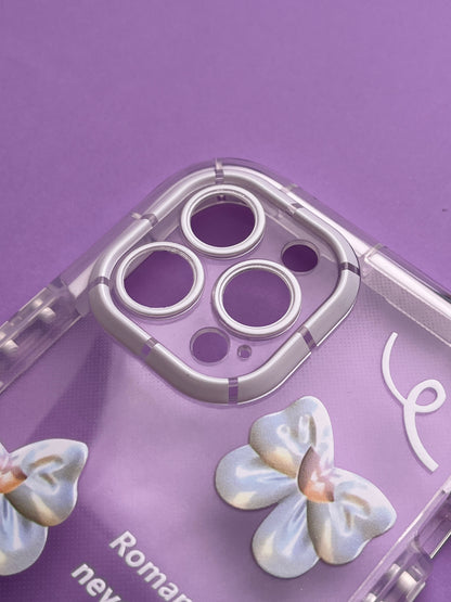 Girlish Bow Radium Bumper Case For iPhone