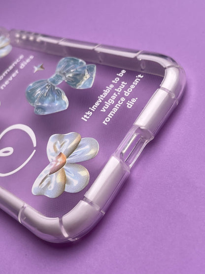 Girlish Bow Radium Bumper Case For iPhone