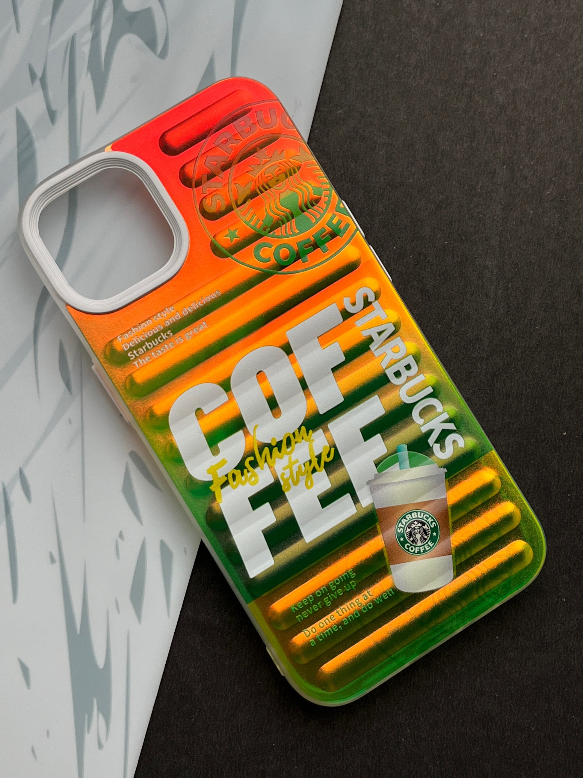 Gradient Starbucks FASHION STYLE Slim Bumper Case For iPhone