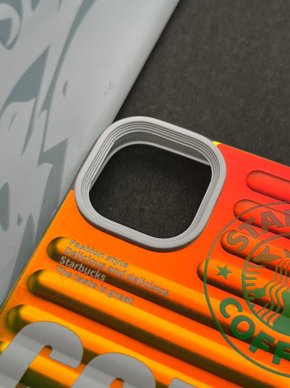 Gradient Starbucks FASHION STYLE Slim Bumper Case For iPhone