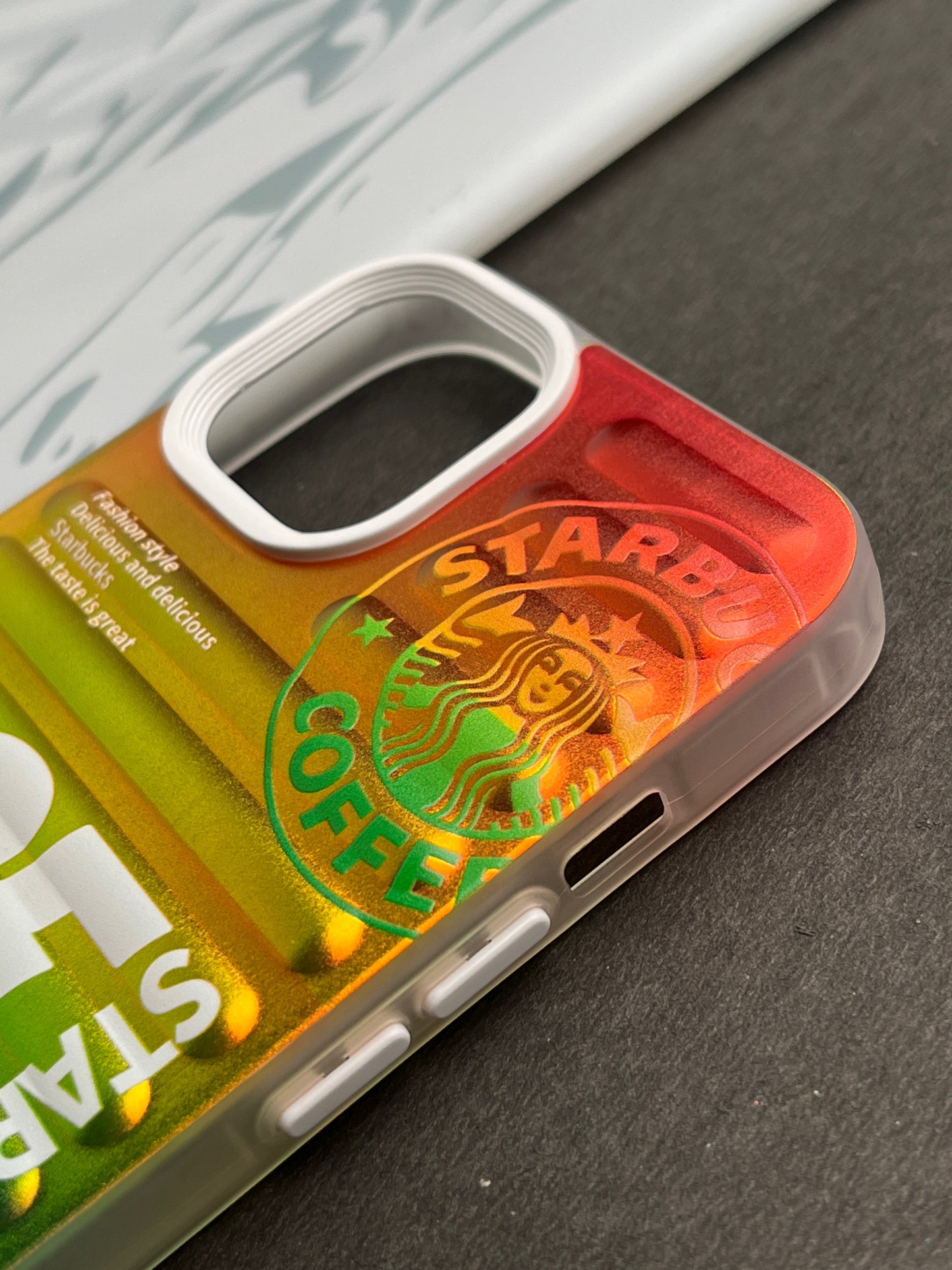 Gradient Starbucks FASHION STYLE Slim Bumper Case For iPhone