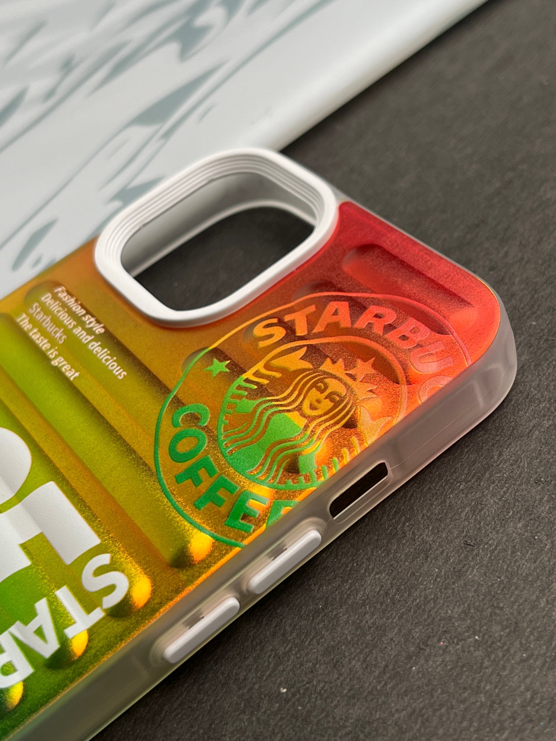 Gradient Starbucks FASHION STYLE Slim Bumper Case For iPhone