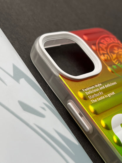 Gradient Starbucks FASHION STYLE Slim Bumper Case For iPhone