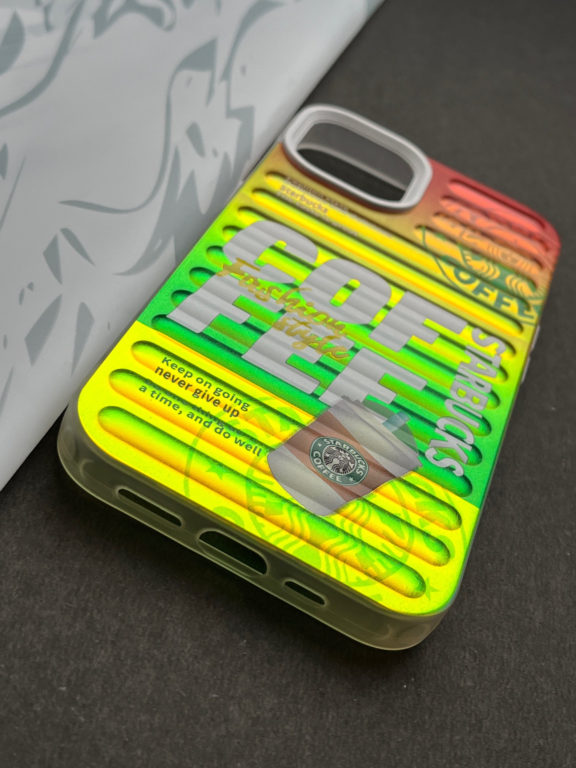 Gradient Starbucks FASHION STYLE Slim Bumper Case For iPhone